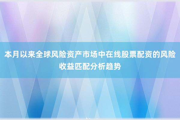 本月以来全球风险资产市场中在线股票配资的风险收益匹配分析趋势