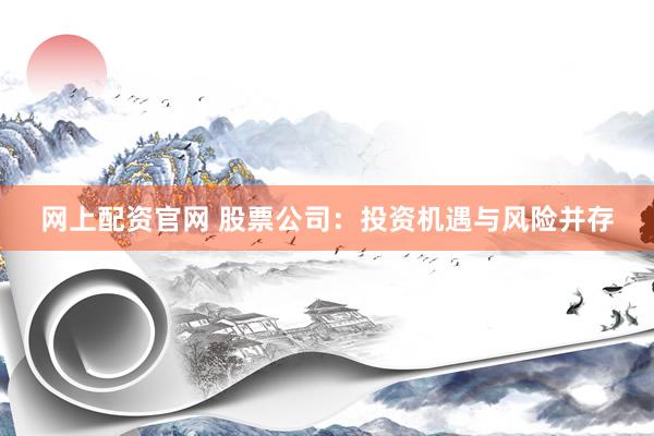 网上配资官网 股票公司：投资机遇与风险并存