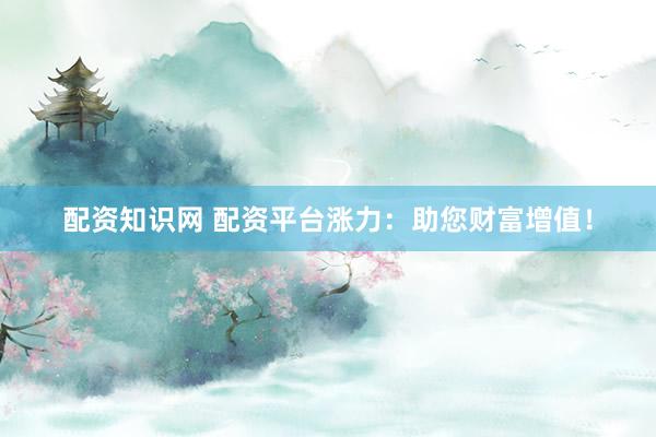 配资知识网 配资平台涨力：助您财富增值！